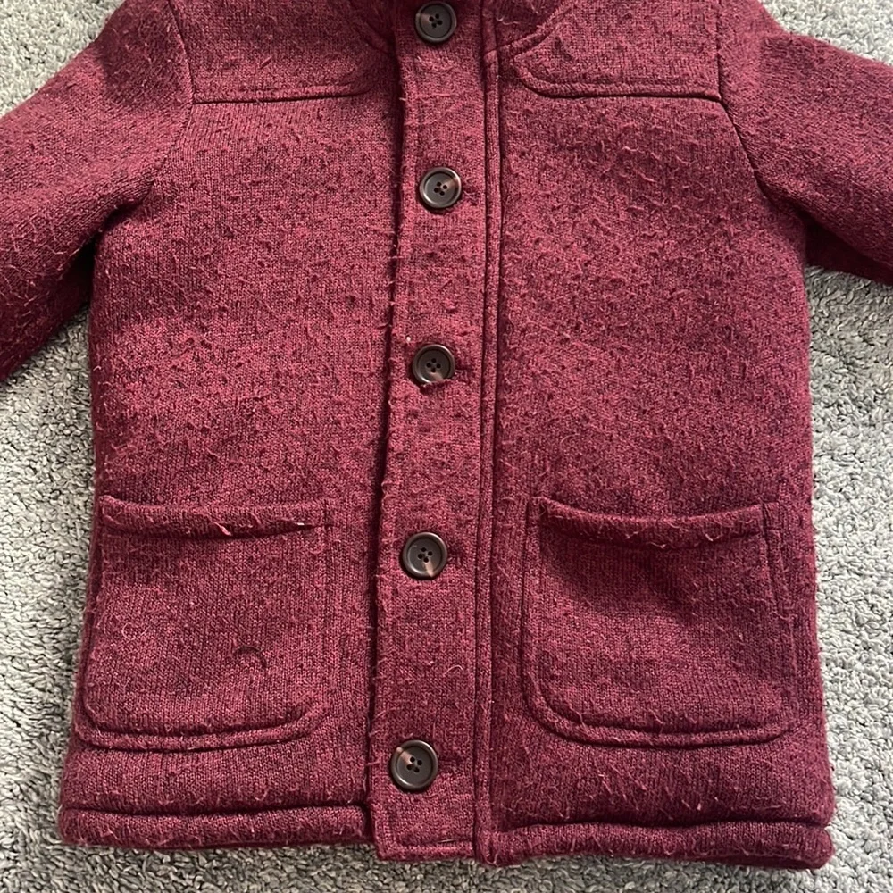 Old Navy | Maroon Button Front Winter Jacket